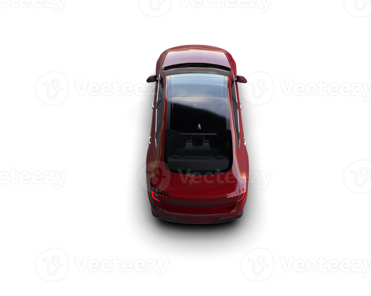 Modern car isolated on background. 3d rendering - illustration png
