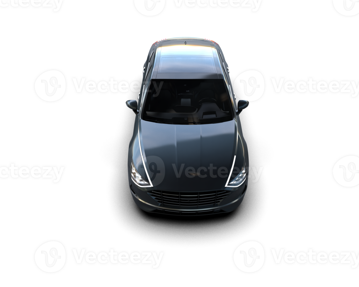 Modern car isolated on background. 3d rendering - illustration png