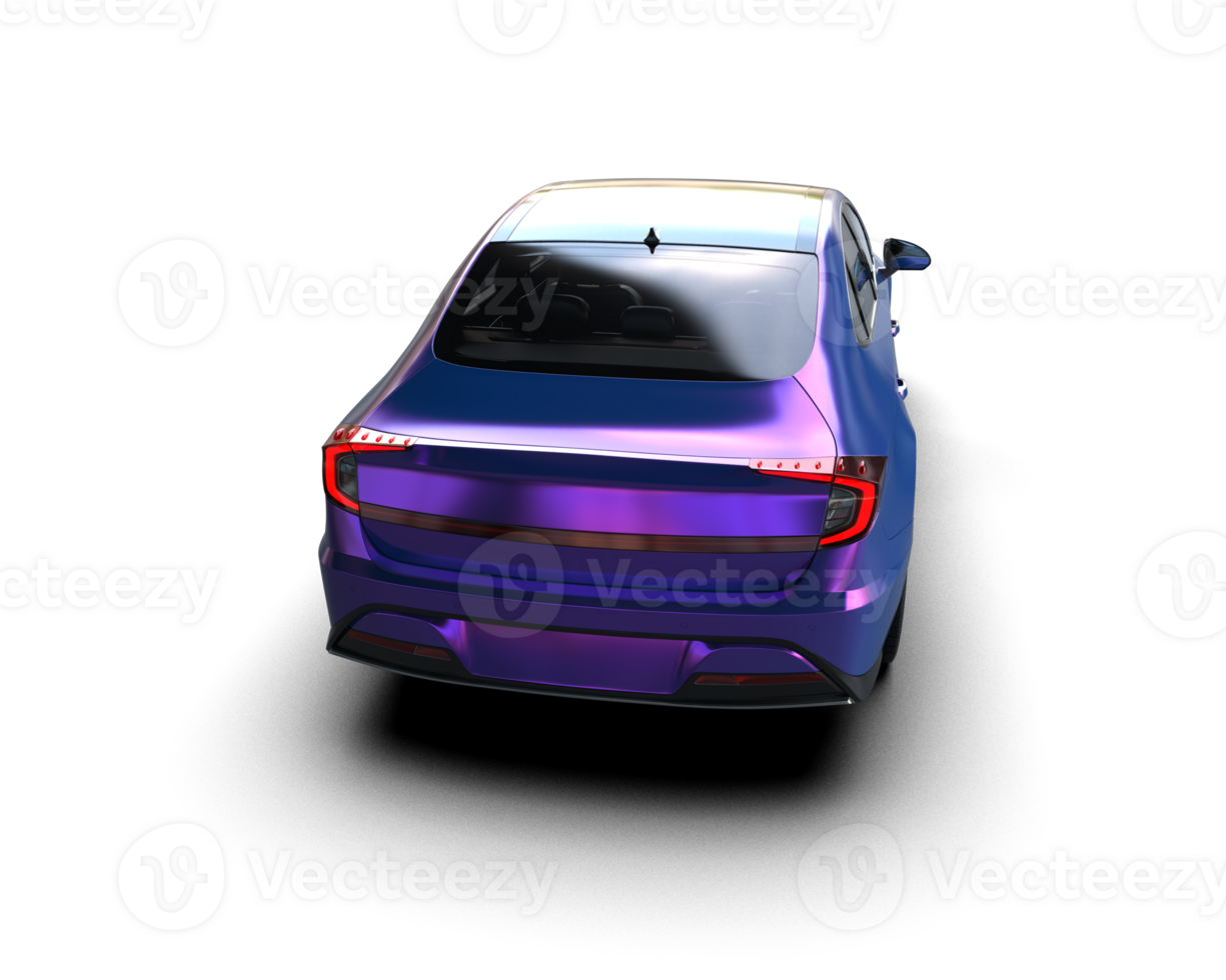 Modern car isolated on background. 3d rendering - illustration png