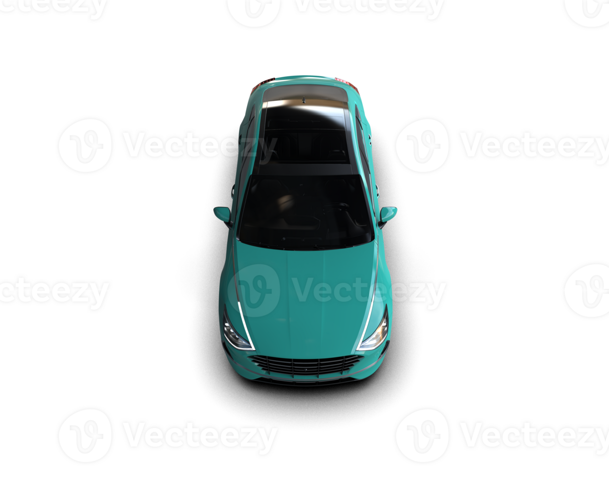 Modern car isolated on background. 3d rendering - illustration png