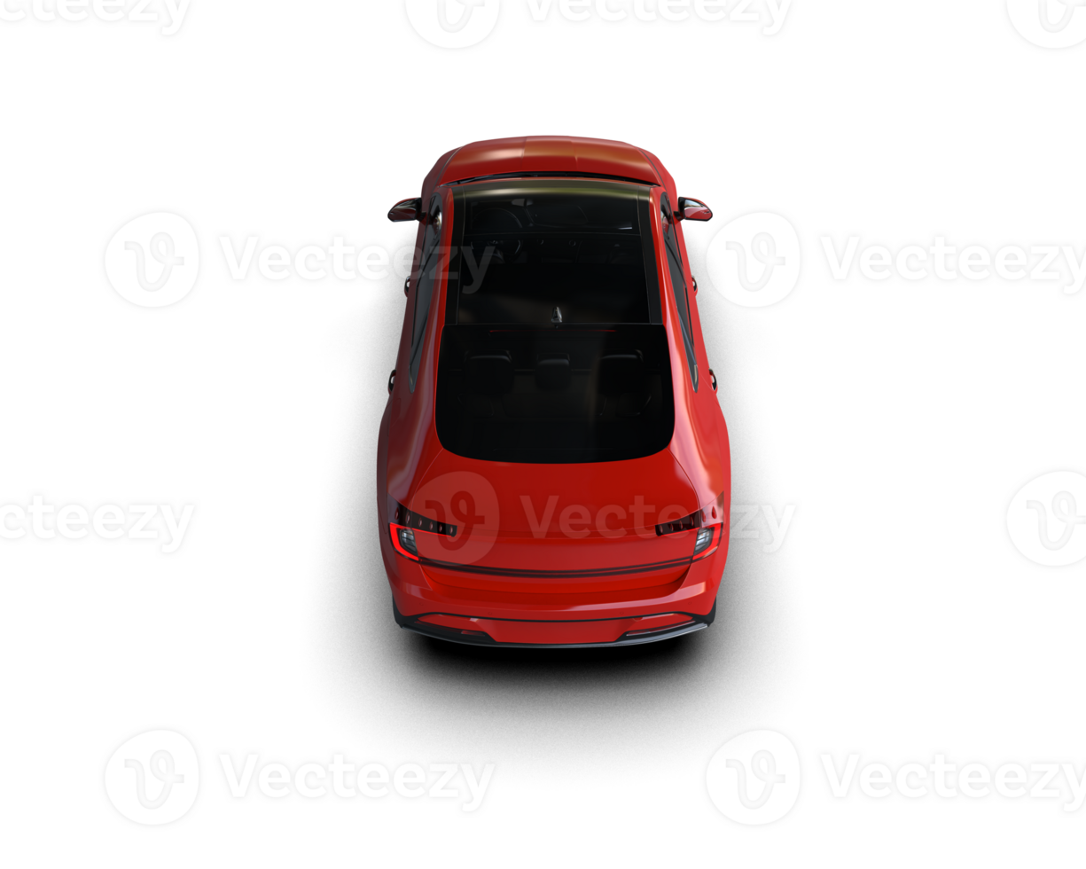Modern car isolated on background. 3d rendering - illustration png