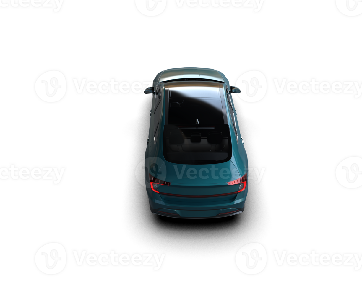 Modern car isolated on background. 3d rendering - illustration png