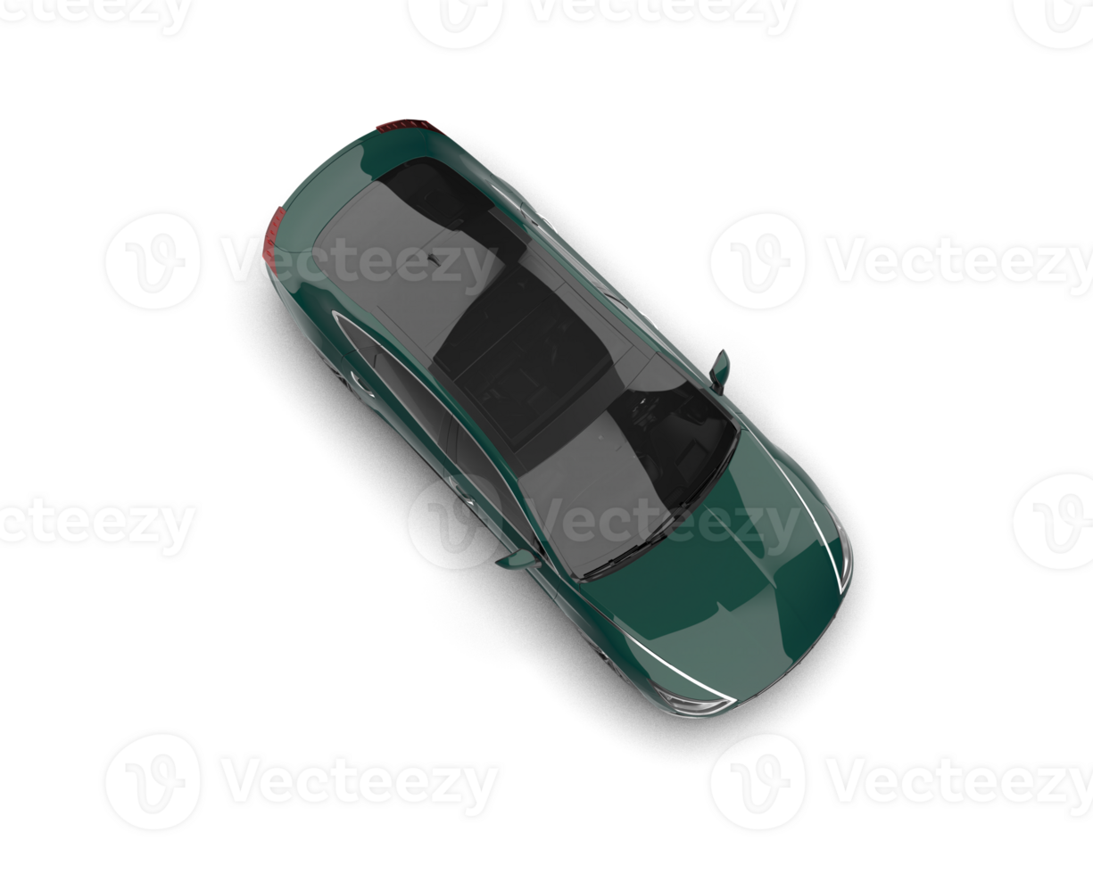 Modern car isolated on background. 3d rendering - illustration png