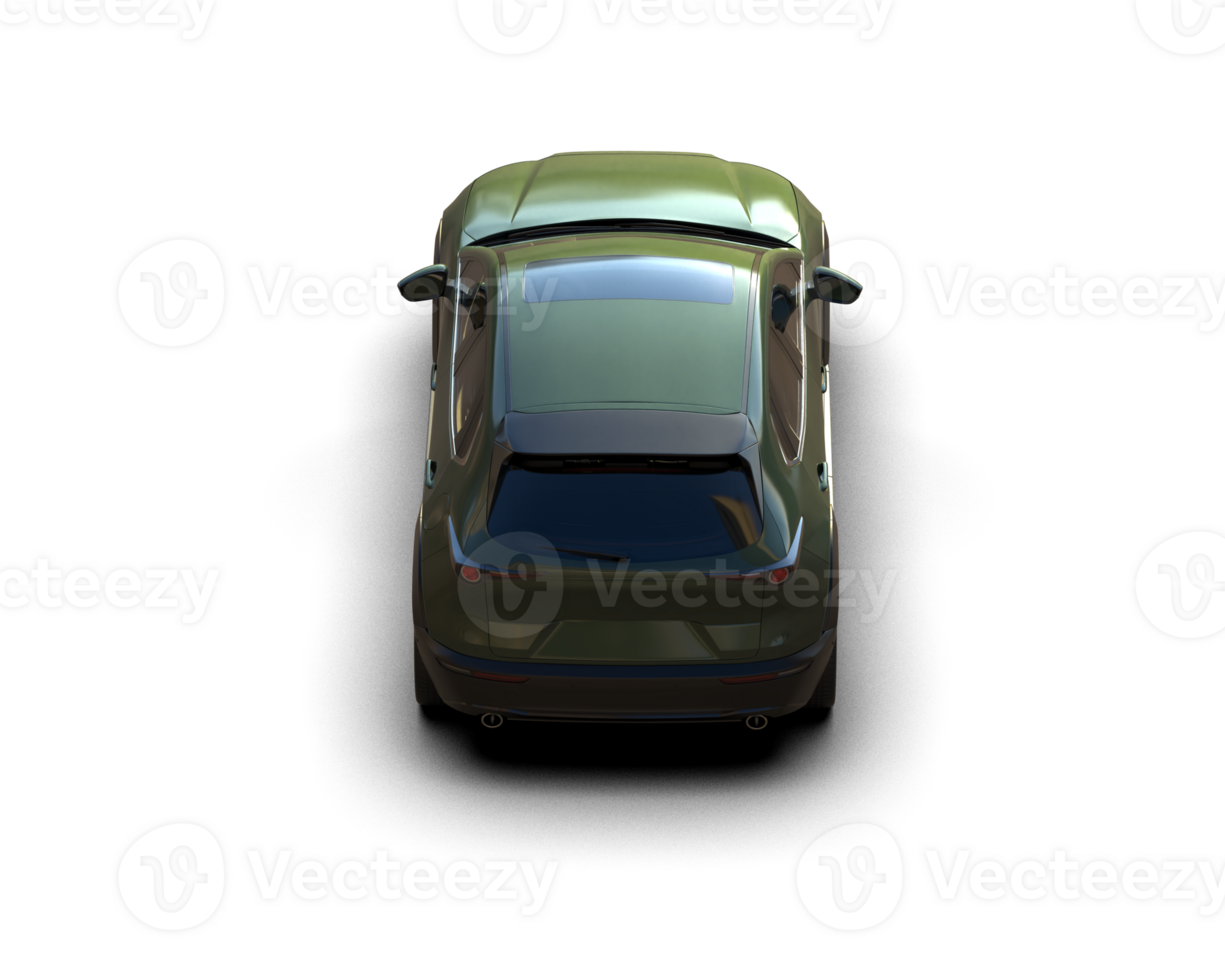 Modern car isolated on background. 3d rendering - illustration png