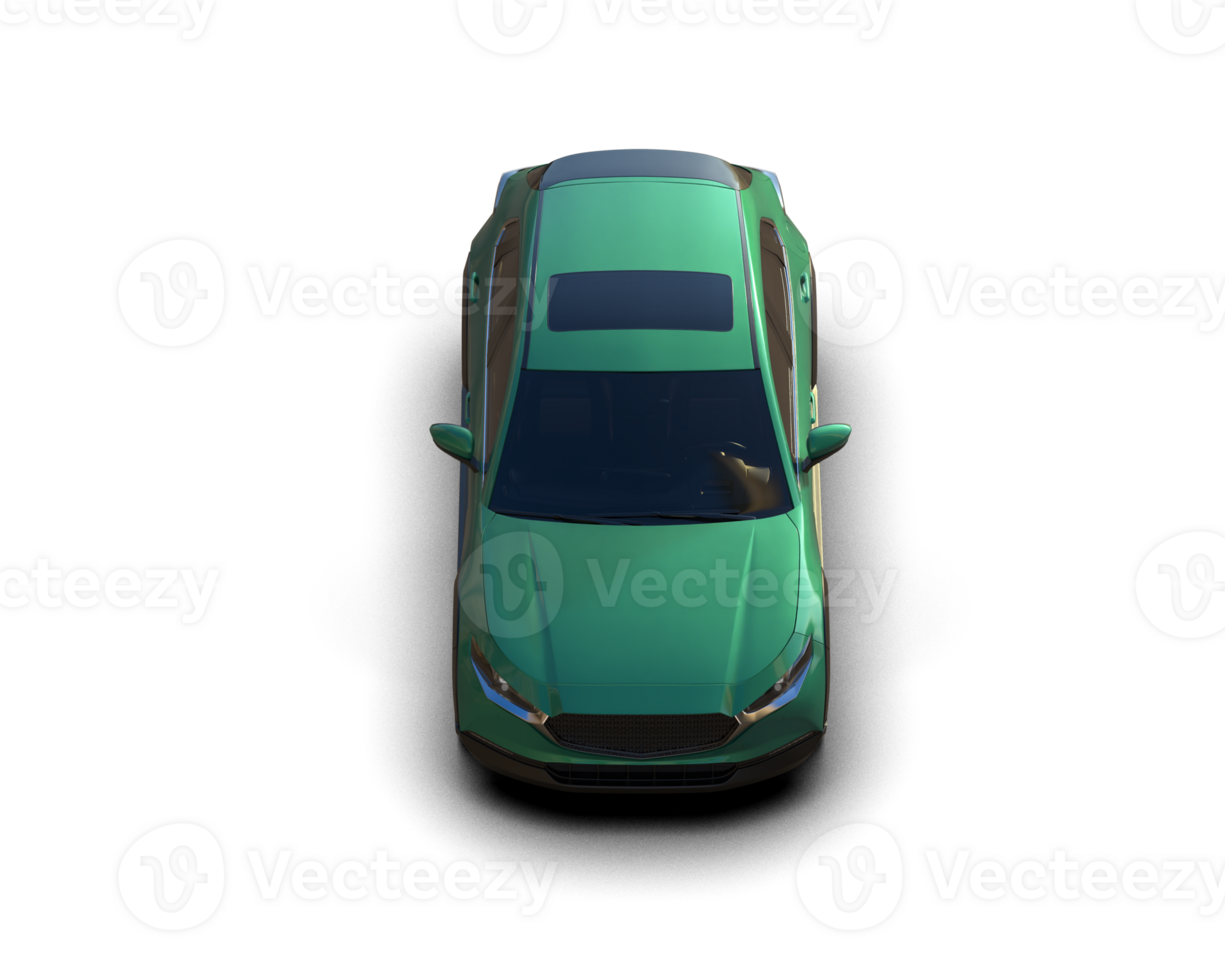 Modern car isolated on background. 3d rendering - illustration png