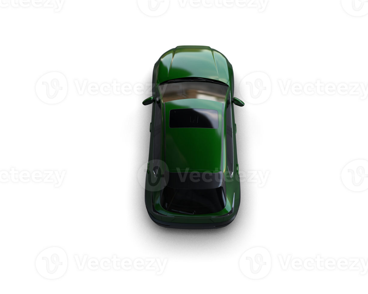 Modern car isolated on background. 3d rendering - illustration png