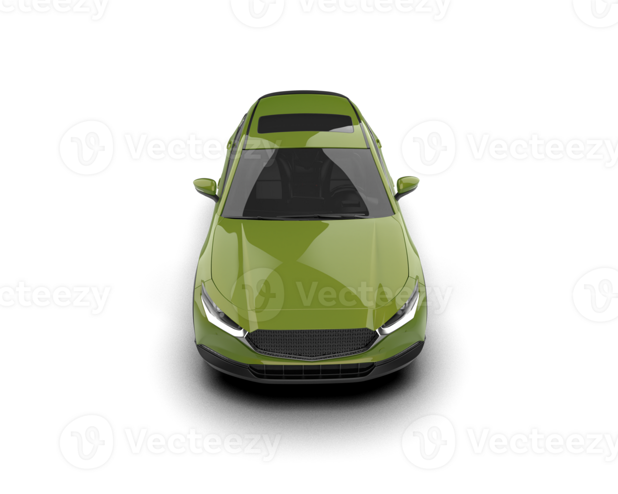 Modern car isolated on background. 3d rendering - illustration png