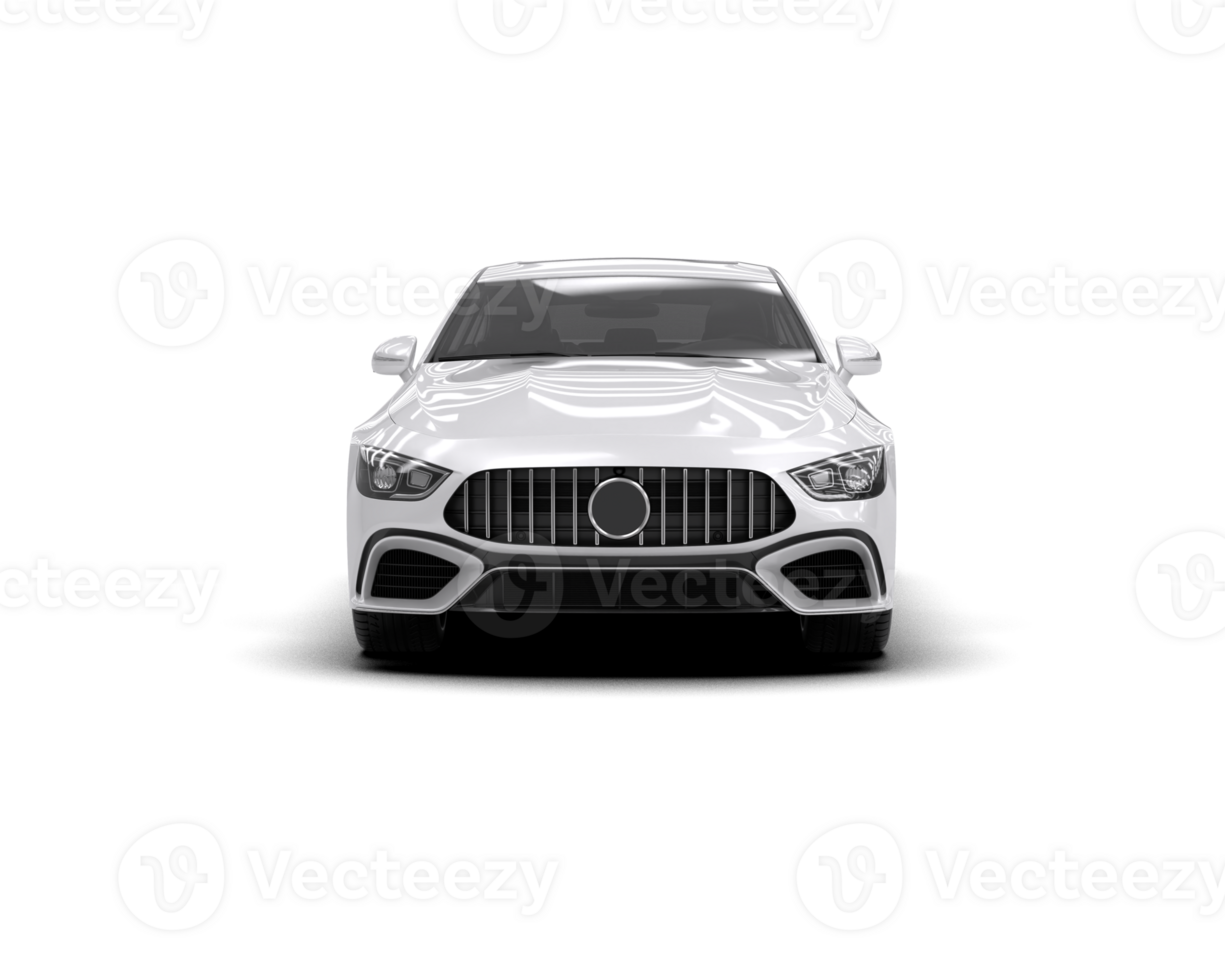 Modern car isolated on background. 3d rendering - illustration png