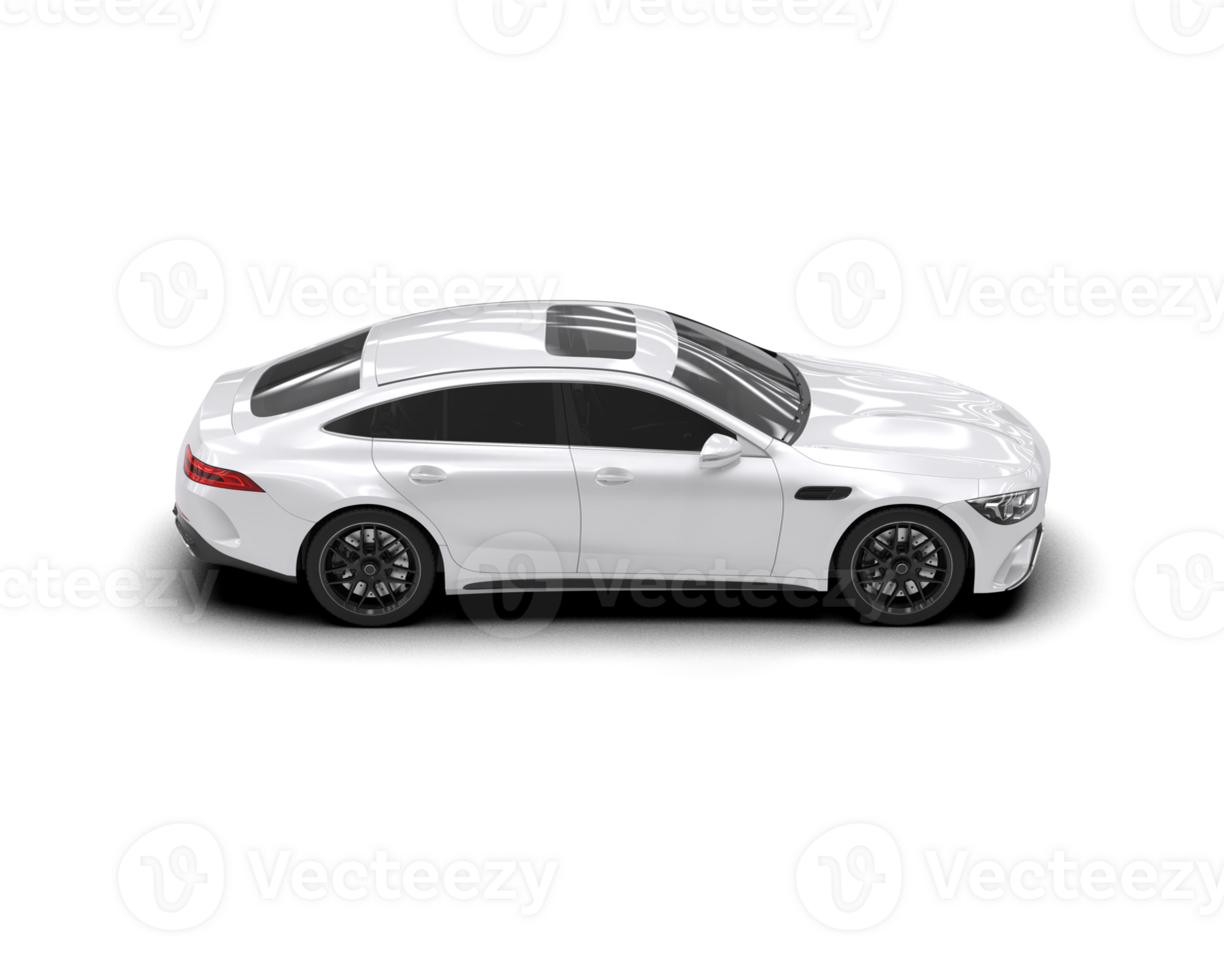 Modern car isolated on background. 3d rendering - illustration png