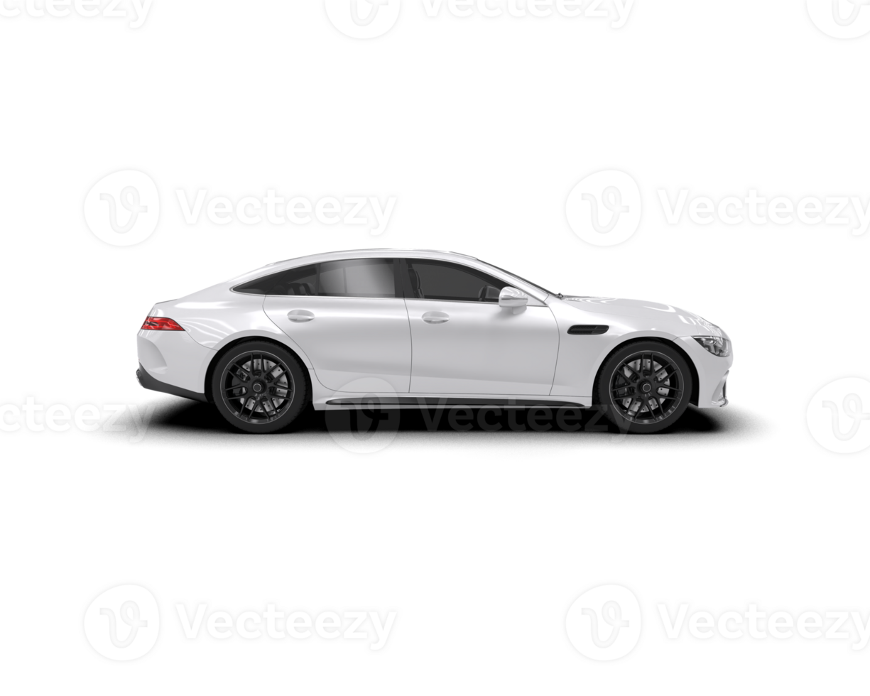 Modern car isolated on background. 3d rendering - illustration png