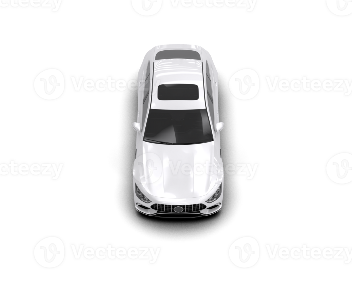 Modern car isolated on background. 3d rendering - illustration png