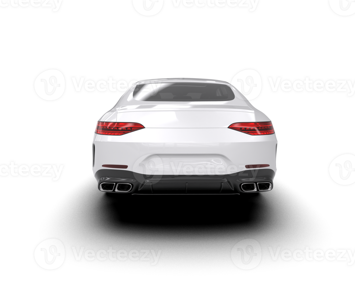 Modern car isolated on background. 3d rendering - illustration png