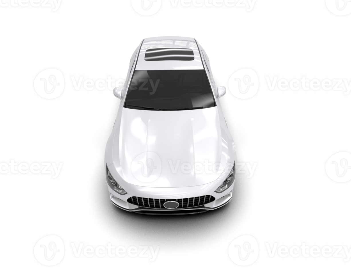 Modern car isolated on background. 3d rendering - illustration png