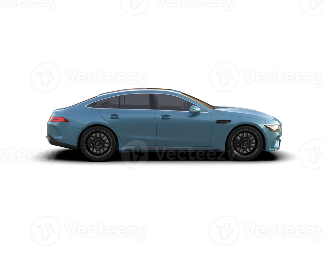 Modern car isolated on background. 3d rendering - illustration png