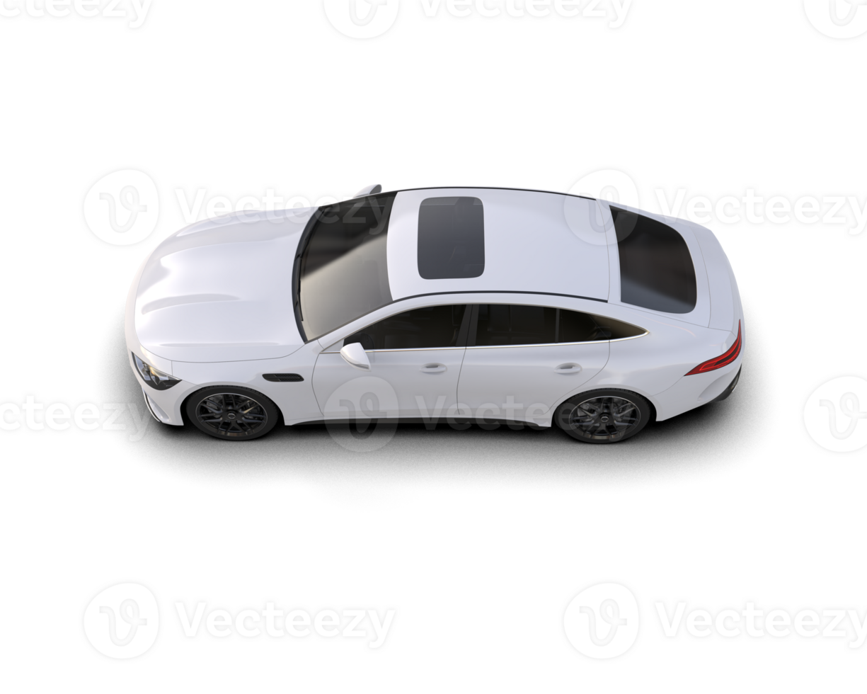 Modern car isolated on background. 3d rendering - illustration png