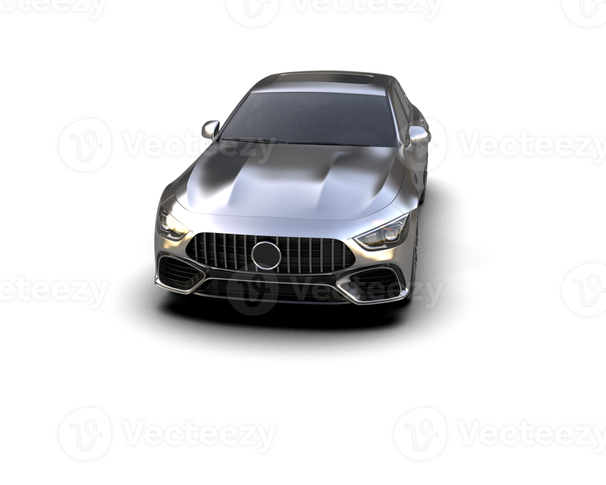 Modern car isolated on background. 3d rendering - illustration png