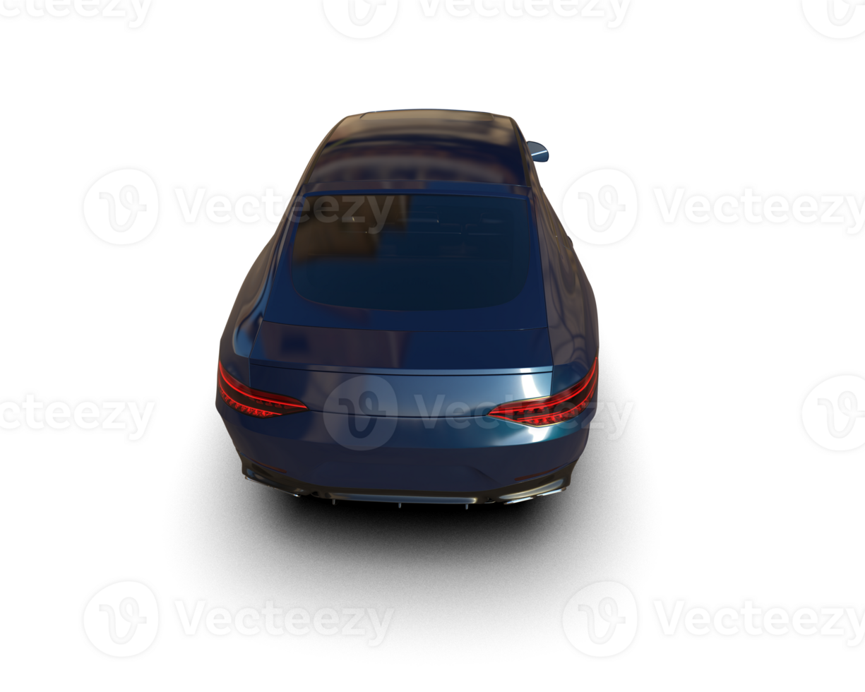 Modern car isolated on background. 3d rendering - illustration png