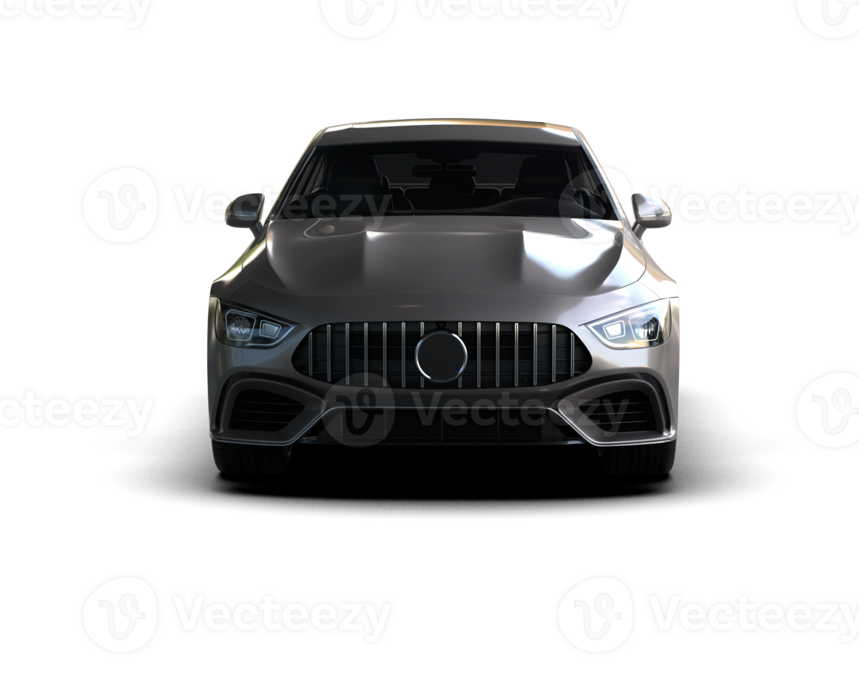 Modern car isolated on background. 3d rendering - illustration png