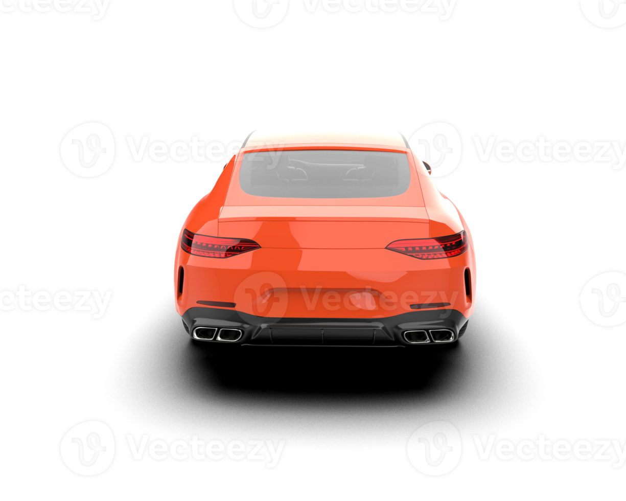 Modern car isolated on background. 3d rendering - illustration png