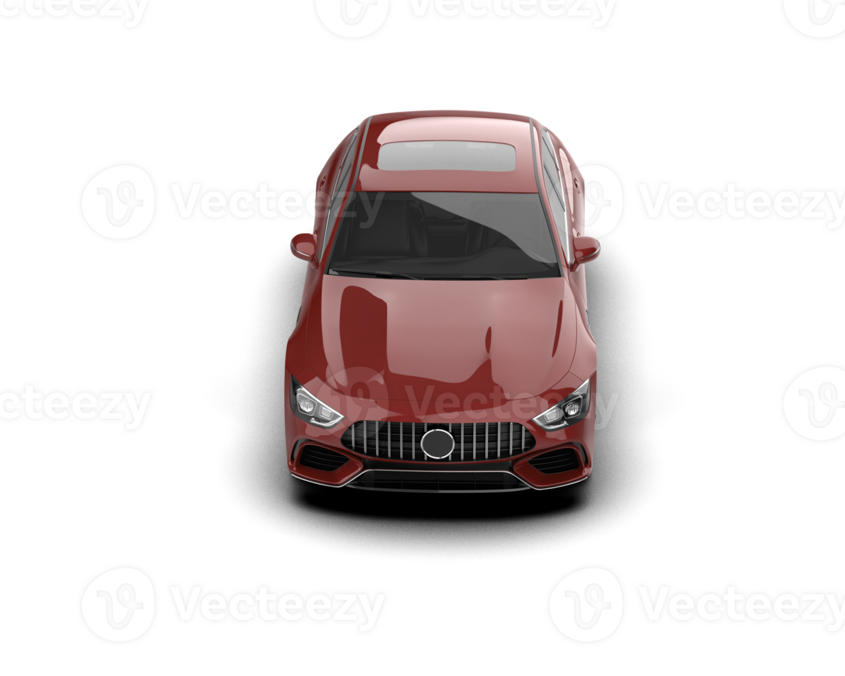 Modern car isolated on background. 3d rendering - illustration png