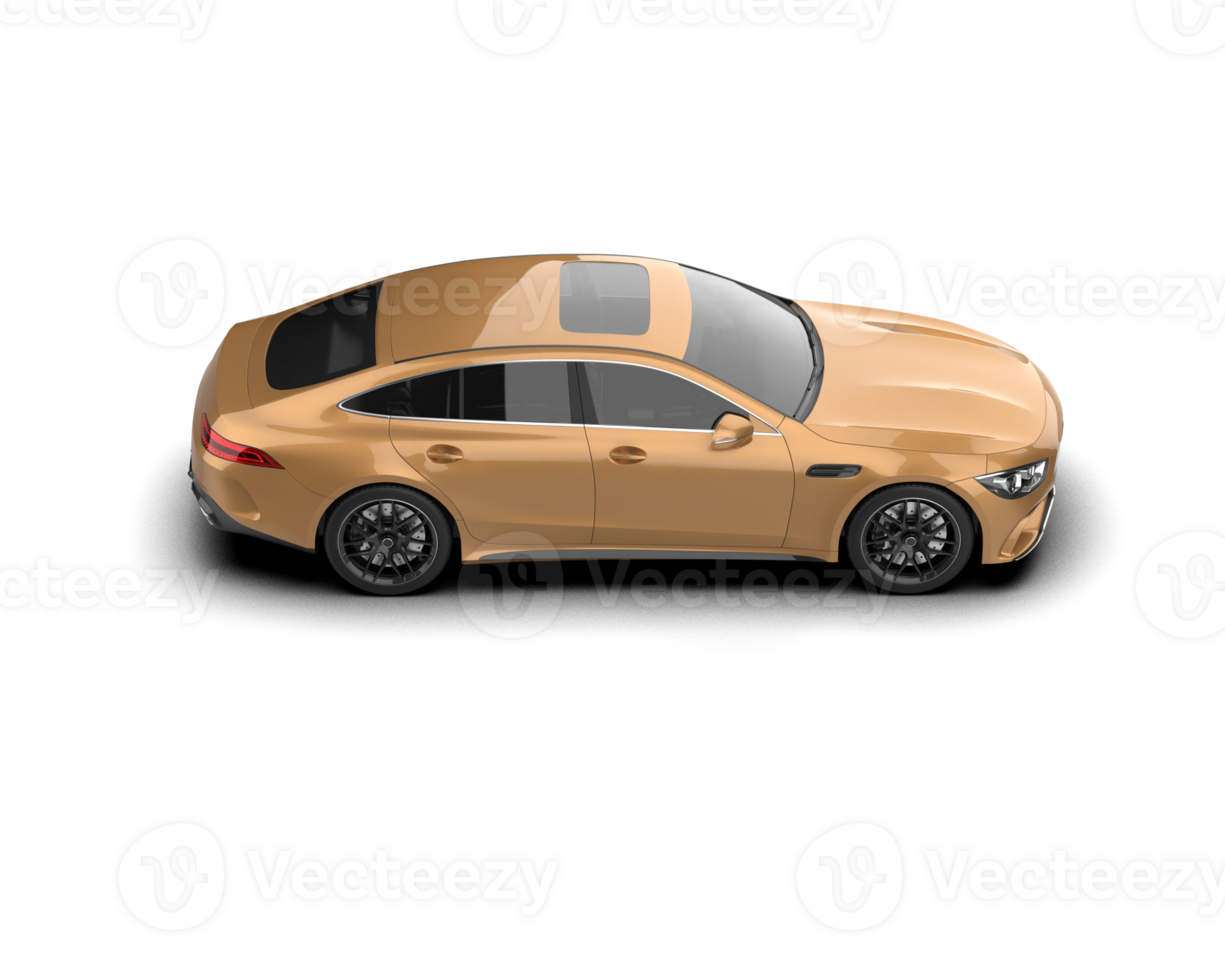 Modern car isolated on background. 3d rendering - illustration png
