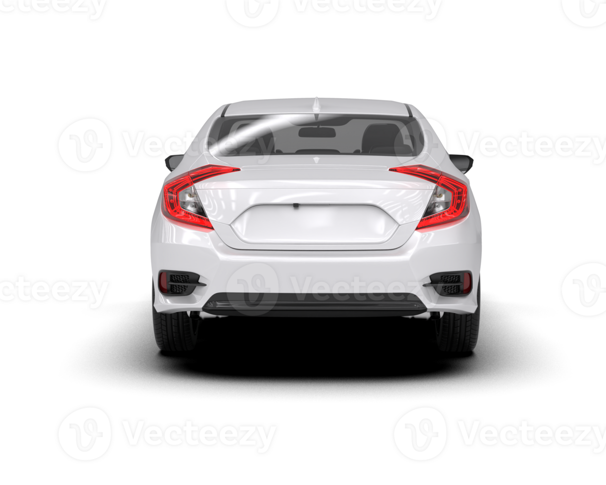 Modern car isolated on background. 3d rendering - illustration png