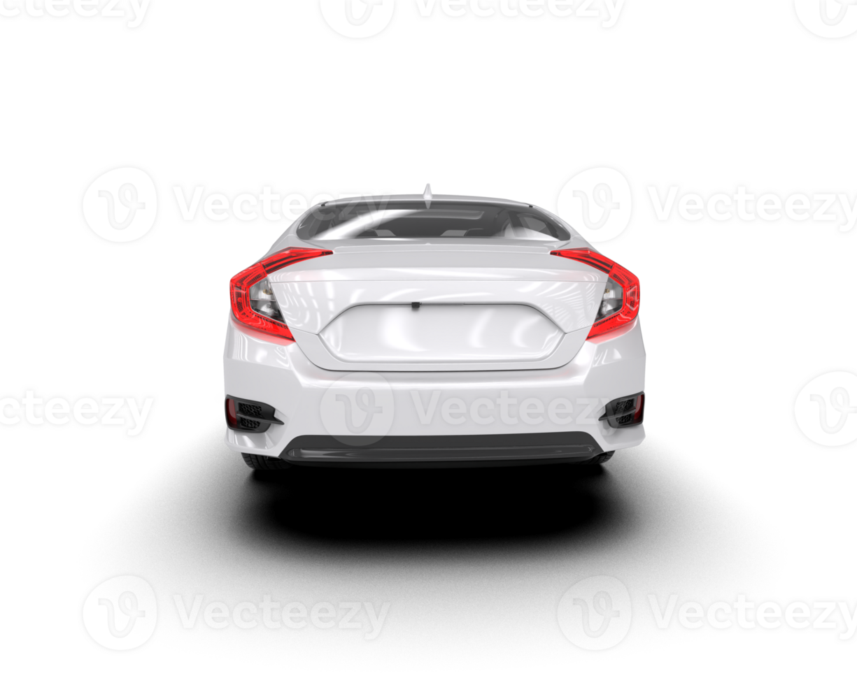Modern car isolated on background. 3d rendering - illustration png