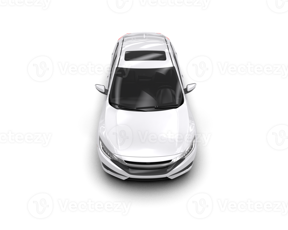 Modern car isolated on background. 3d rendering - illustration png