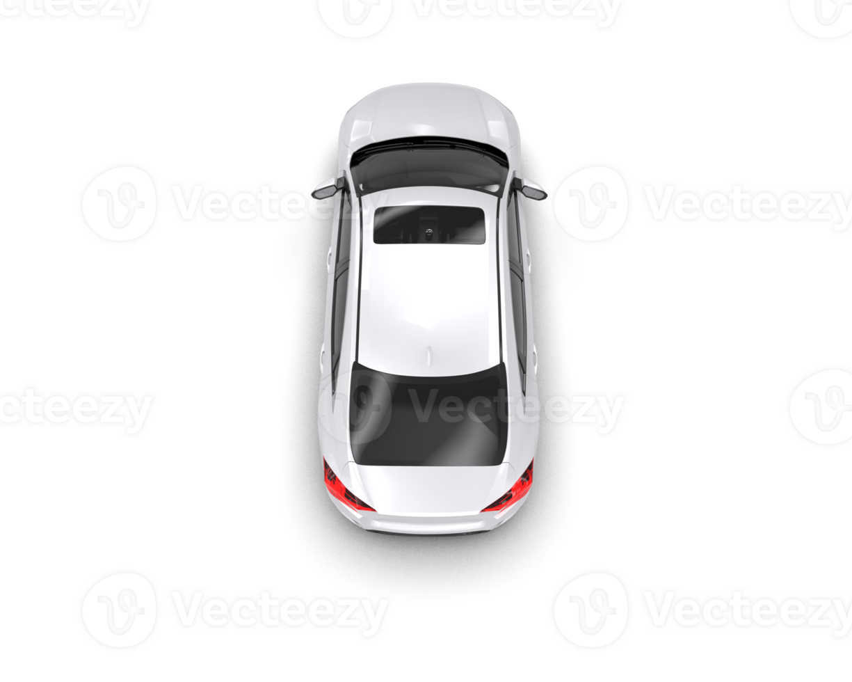 Modern car isolated on background. 3d rendering - illustration png