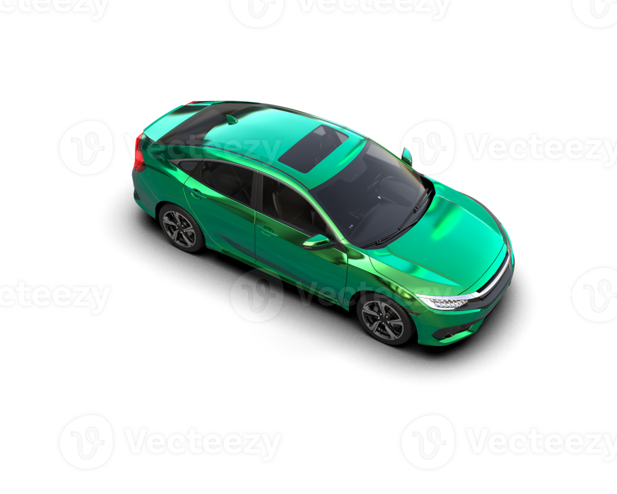 Modern car isolated on background. 3d rendering - illustration png