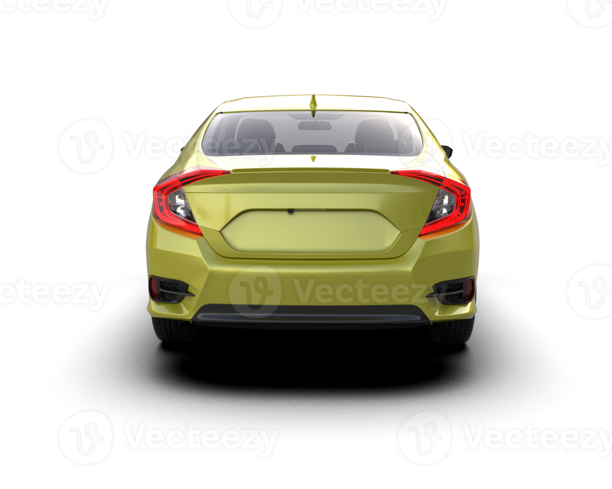 Modern car isolated on background. 3d rendering - illustration png