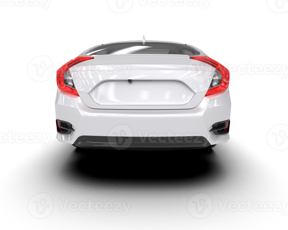 Modern car isolated on background. 3d rendering - illustration png