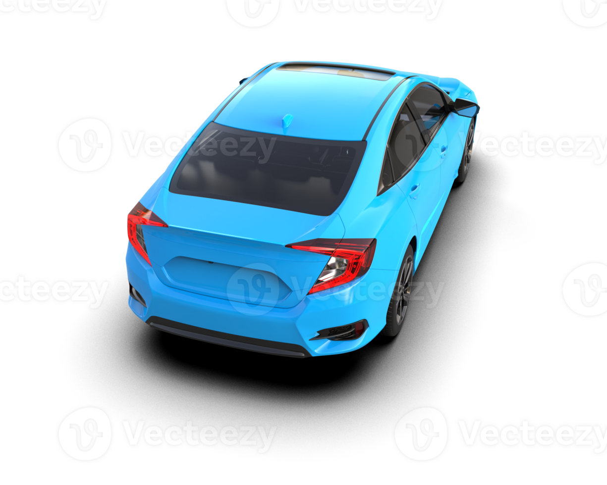 Modern car isolated on background. 3d rendering - illustration png