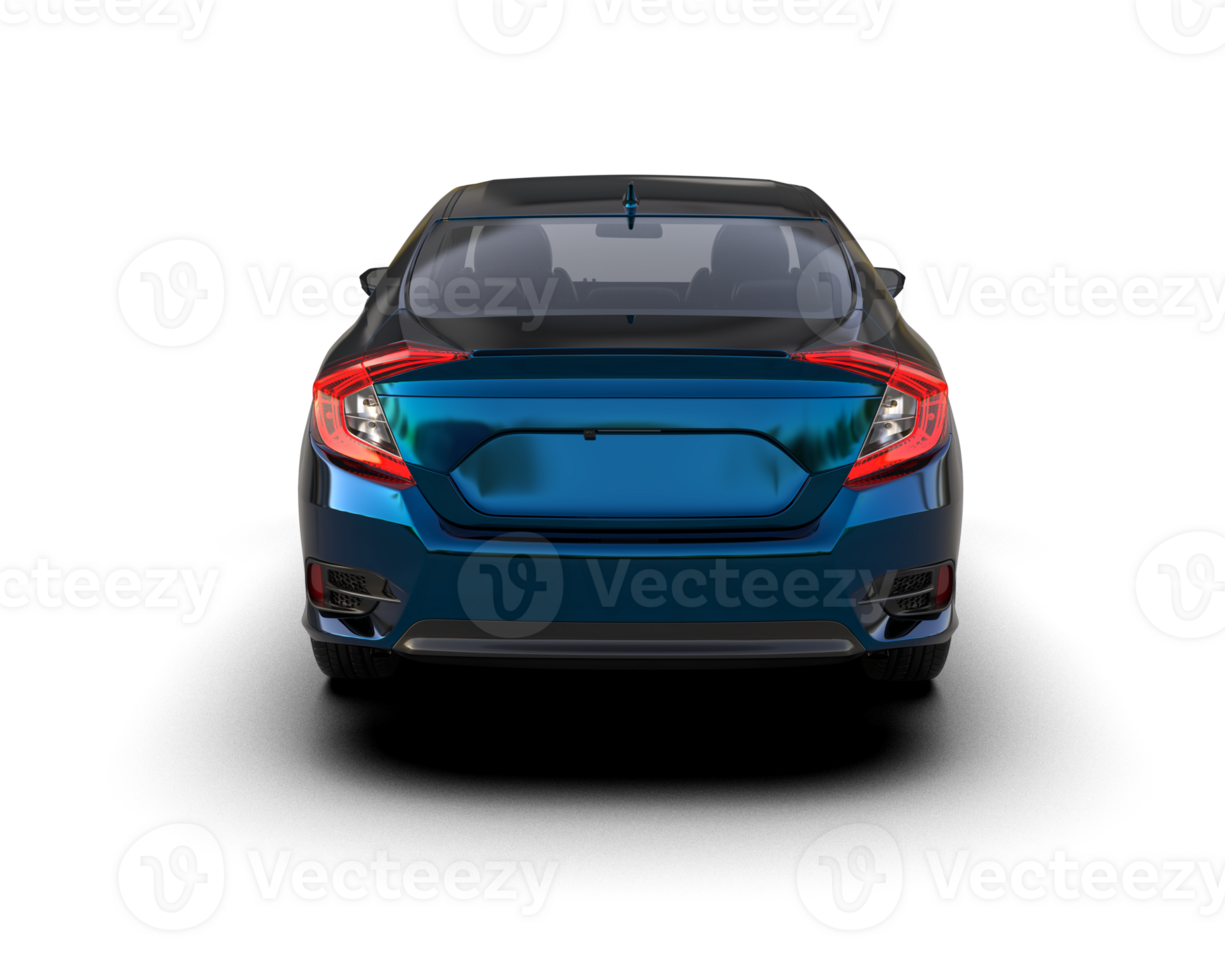 Modern car isolated on background. 3d rendering - illustration png