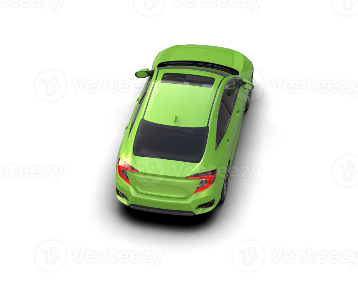 Modern car isolated on background. 3d rendering - illustration png