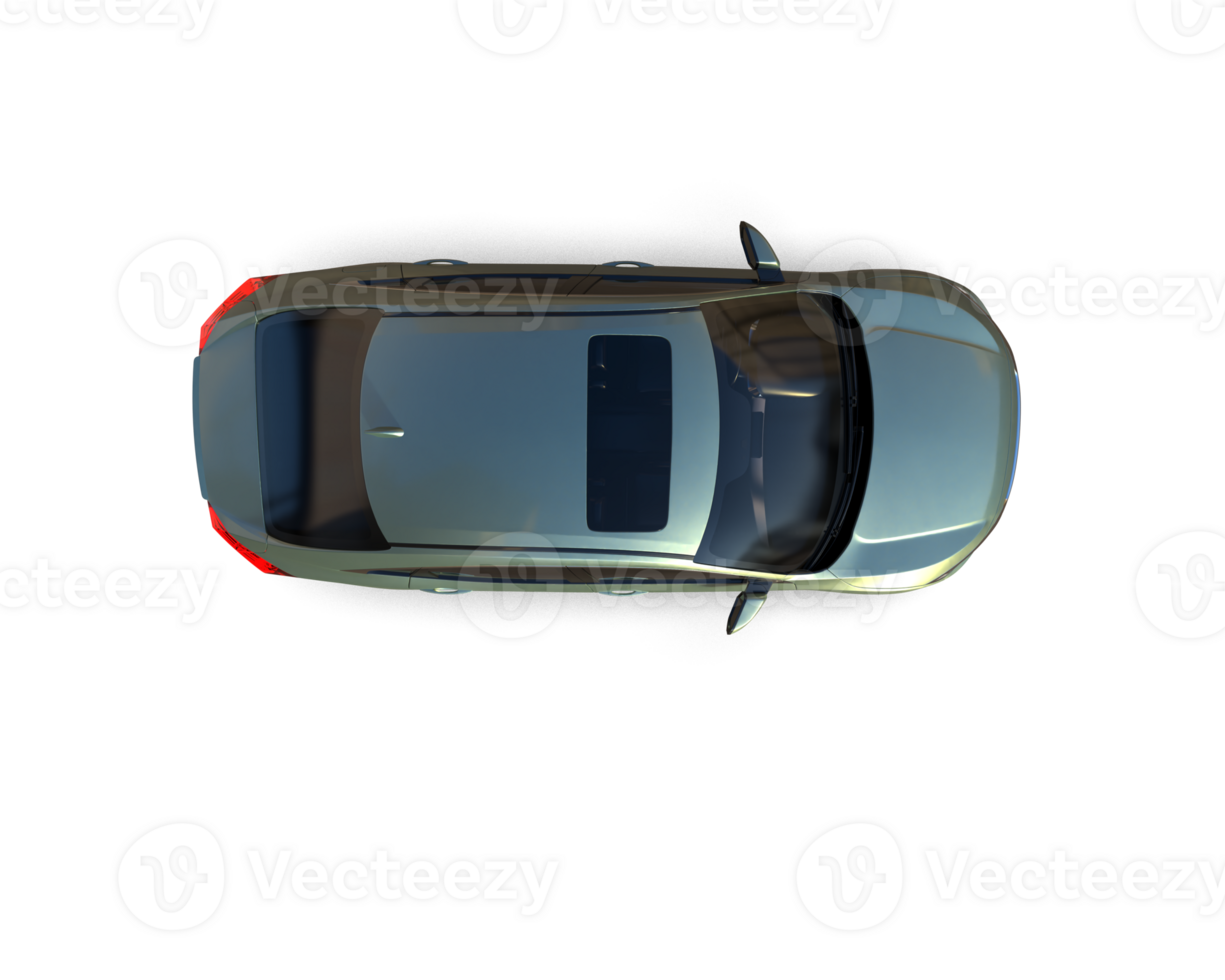 Modern car isolated on background. 3d rendering - illustration png