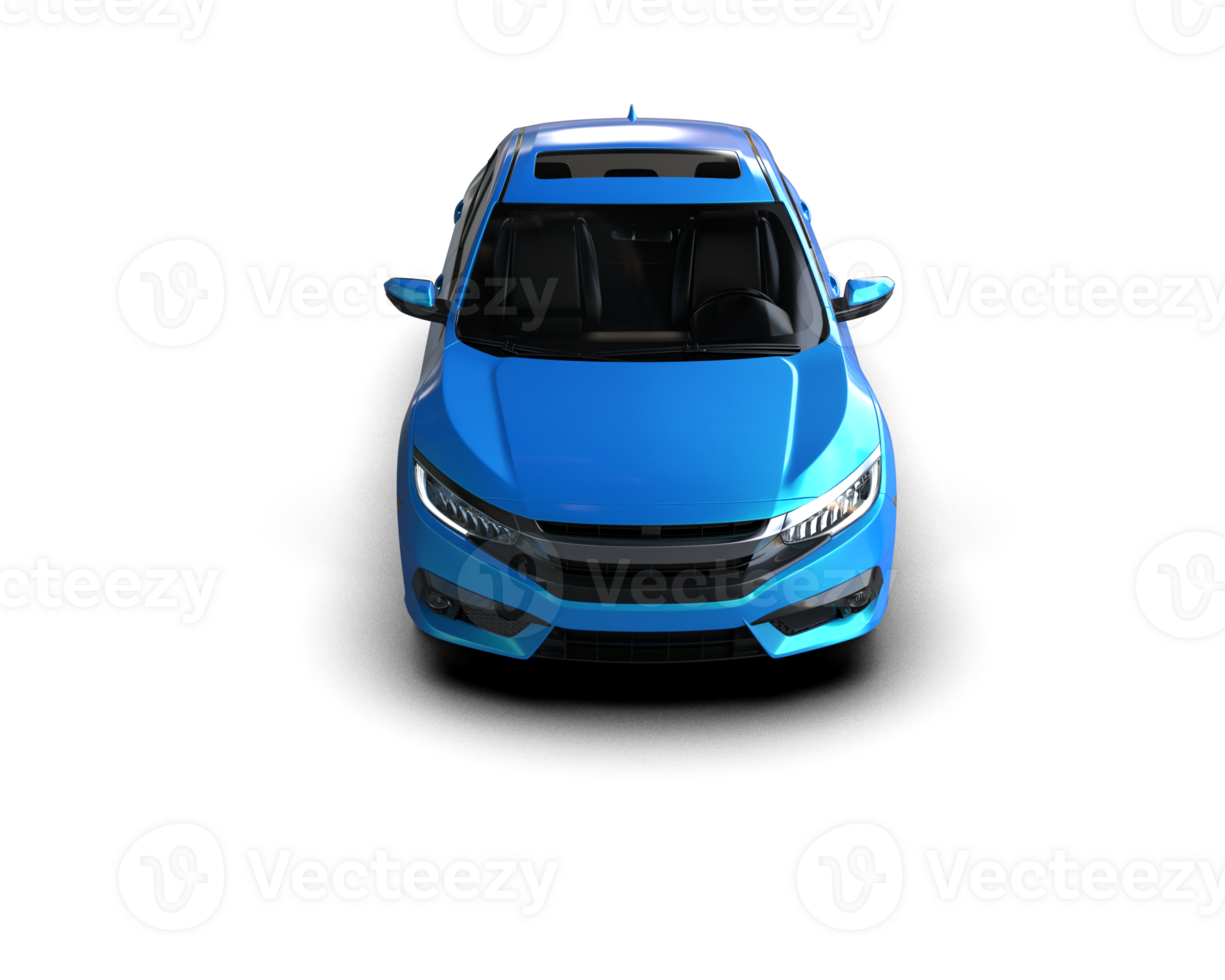 Modern car isolated on background. 3d rendering - illustration png
