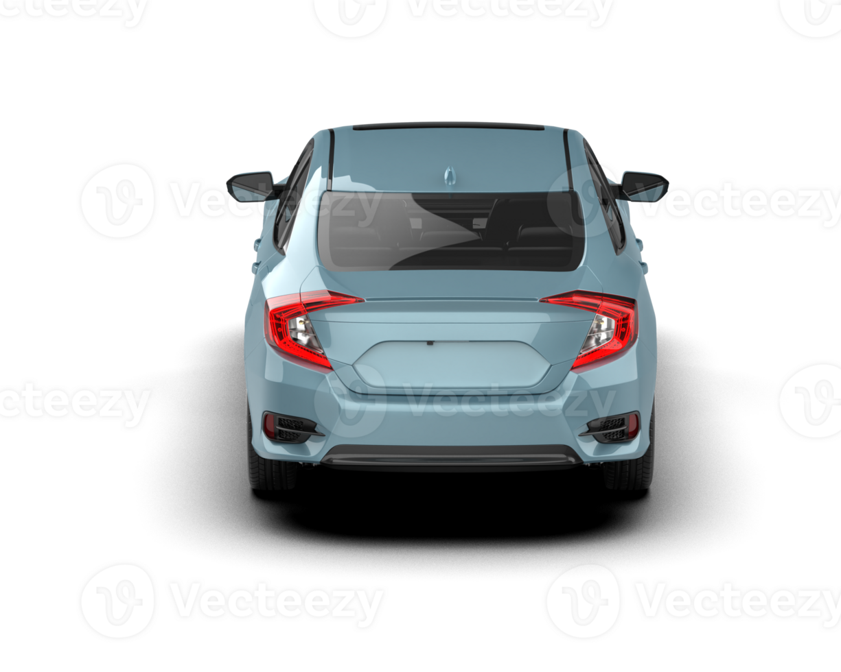 Modern car isolated on background. 3d rendering - illustration png