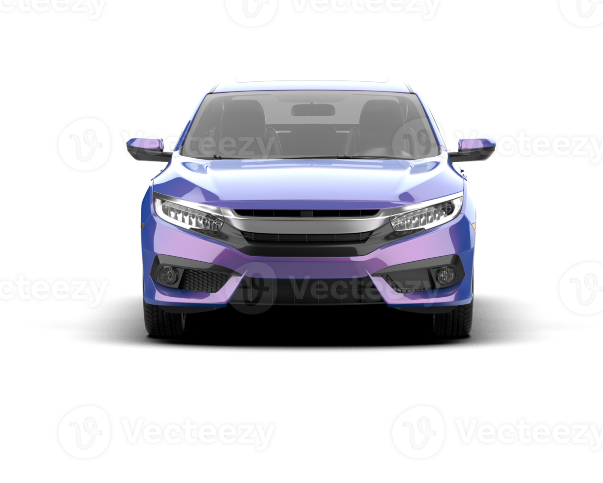Modern car isolated on background. 3d rendering - illustration png