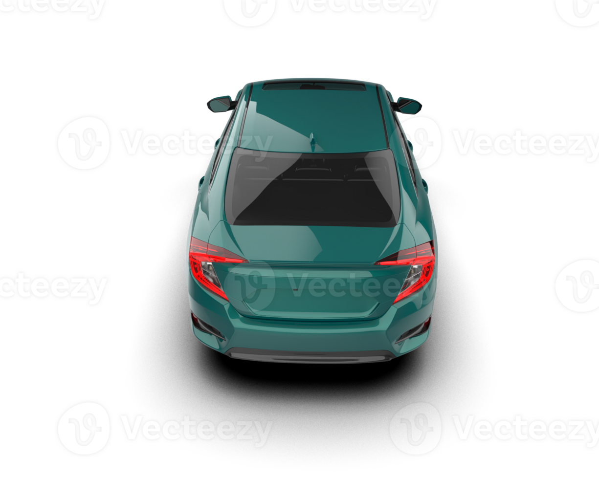 Modern car isolated on background. 3d rendering - illustration png