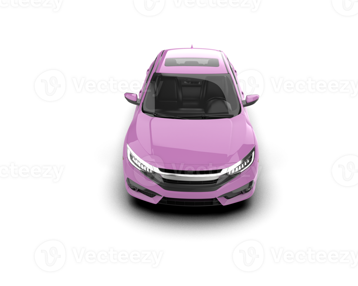 Modern car isolated on background. 3d rendering - illustration png