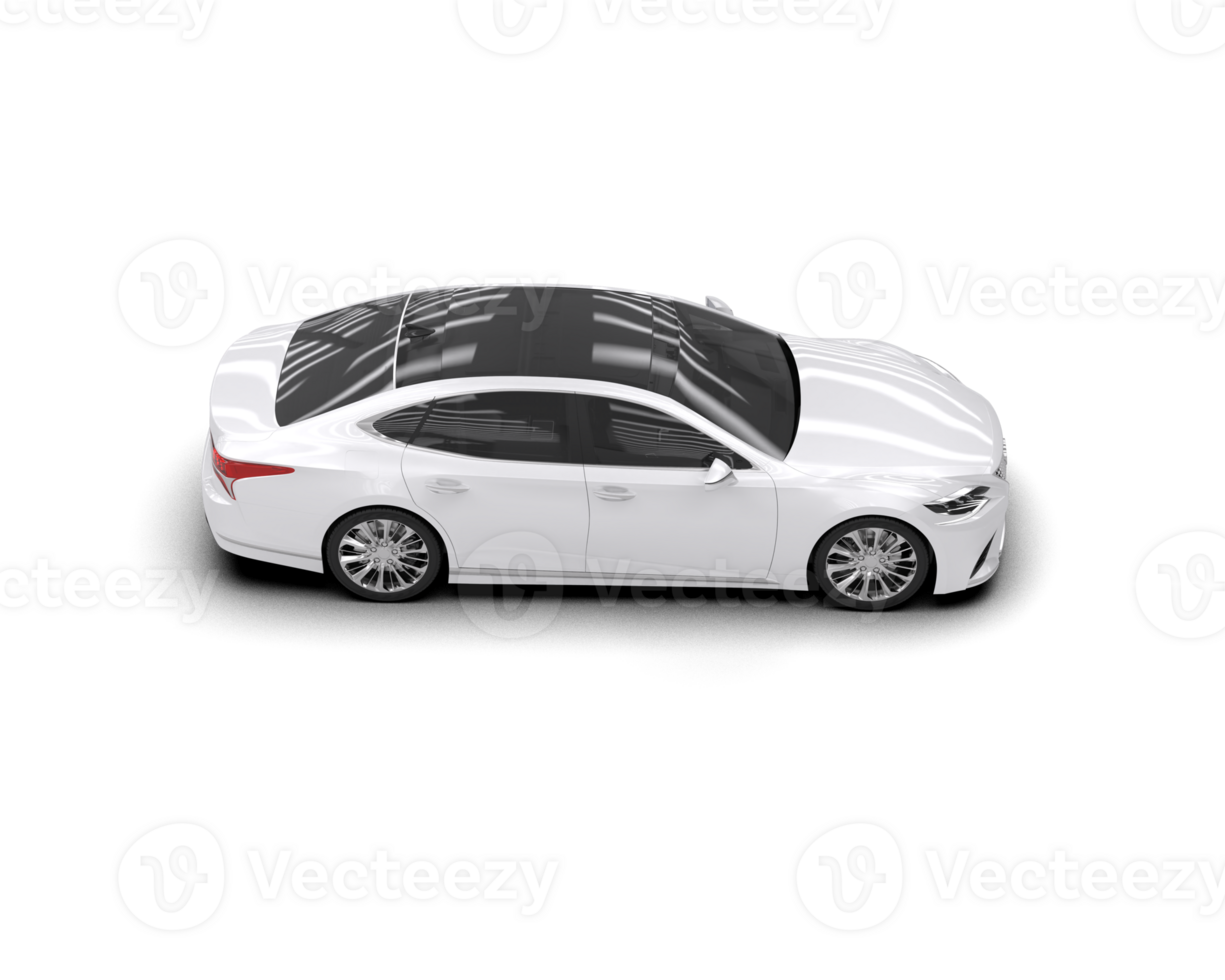 Modern car isolated on background. 3d rendering - illustration png