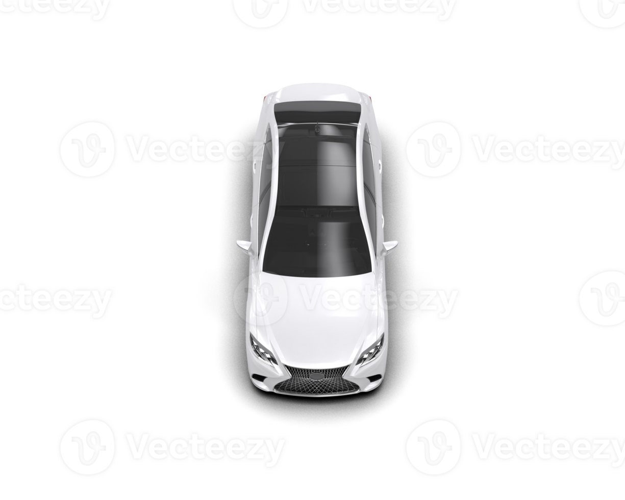 Modern car isolated on background. 3d rendering - illustration png