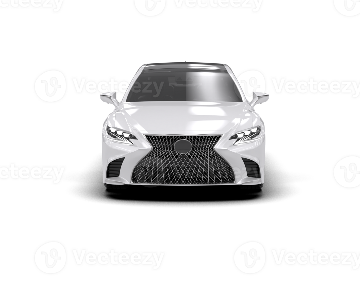 Modern car isolated on background. 3d rendering - illustration png