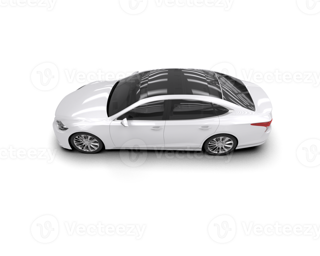Modern car isolated on background. 3d rendering - illustration png