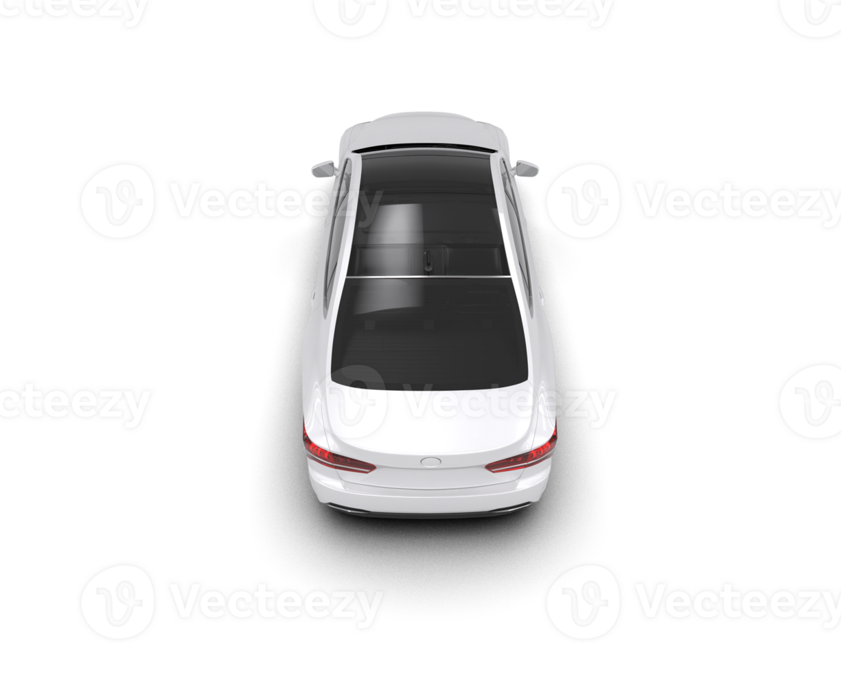 Modern car isolated on background. 3d rendering - illustration png