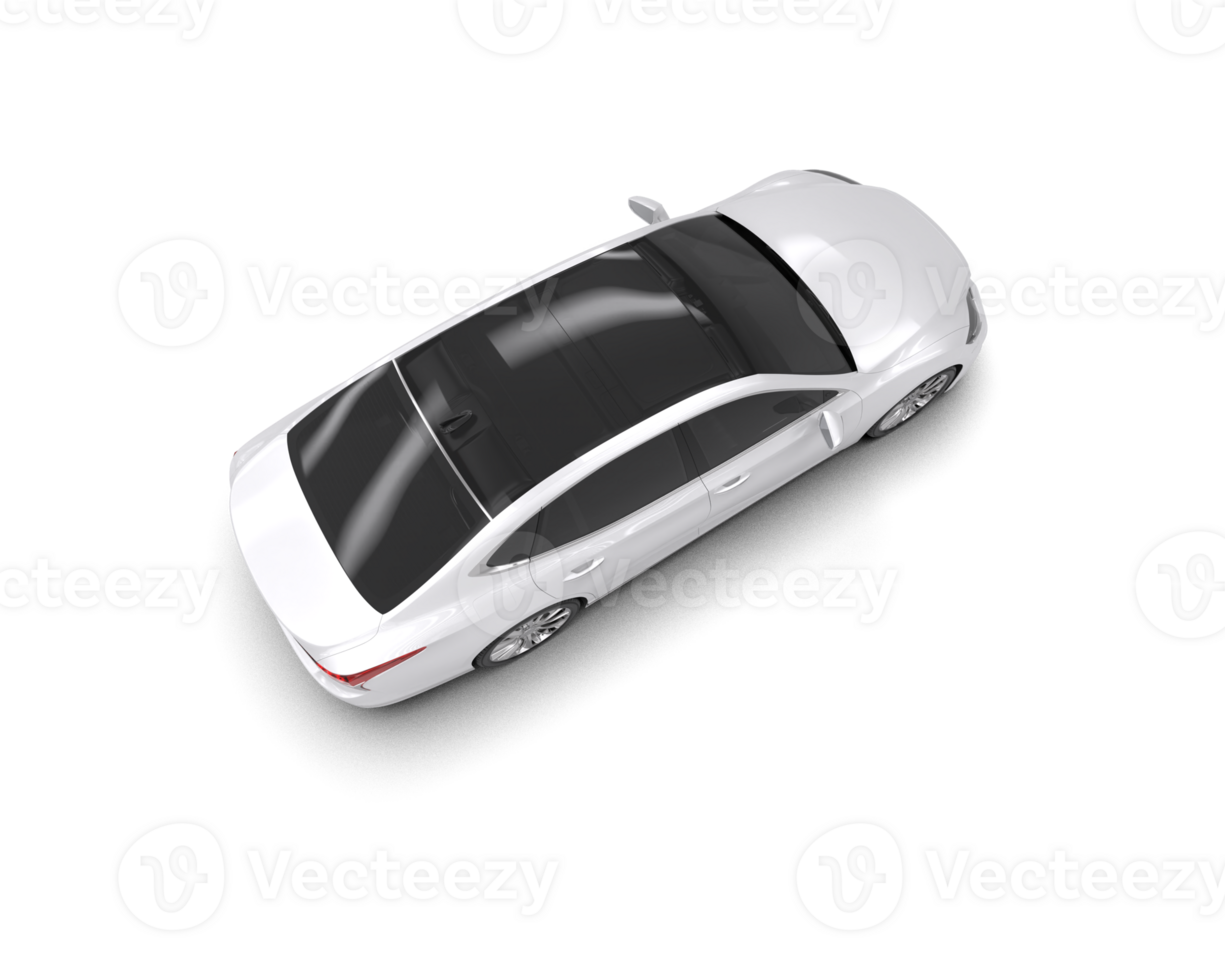 Modern car isolated on background. 3d rendering - illustration png