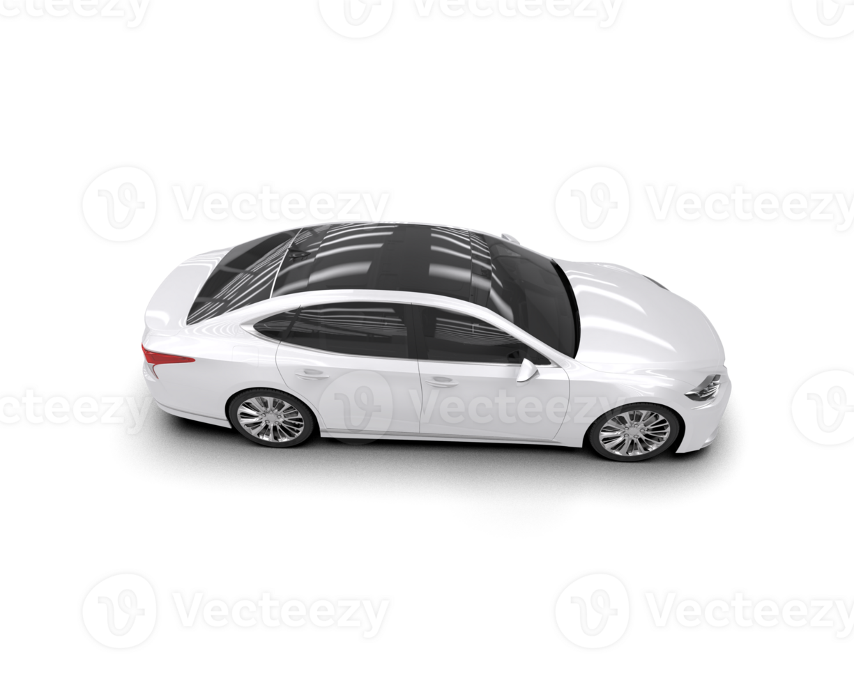 Modern car isolated on background. 3d rendering - illustration png