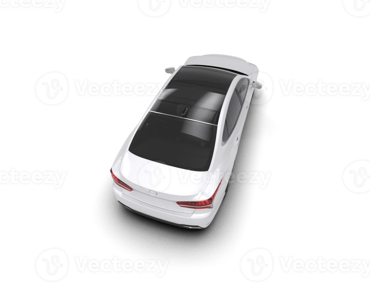 Modern car isolated on background. 3d rendering - illustration png