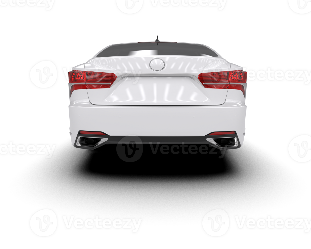 Modern car isolated on background. 3d rendering - illustration png